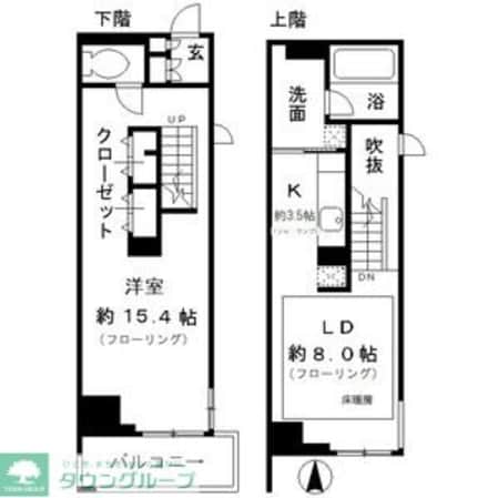 レジディア東桜IIの物件間取画像